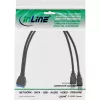 InLine USB 3.0 Premium adaptera kabelis 2x USB A vīr. / mātesplates galvene, 0,40 m