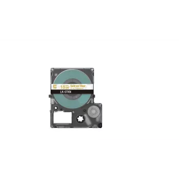 Etiķešu lente Epson LK-5TKN zelta caurspīdīga 1,8 cm termiskā tintes druka