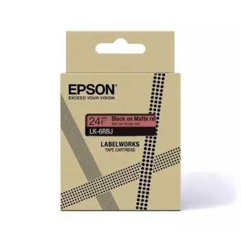 Printera etiķete Epson C53S672072 melna sarkana 1,8 cm