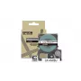 Lentas etiķete Epson LK-4WBJ melna balta termotransfēra 1,2 cm