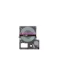 Lentas kasešu etiķešu lente Epson LK-4UBP melna violeta termiskā pārnese 1,2 cm