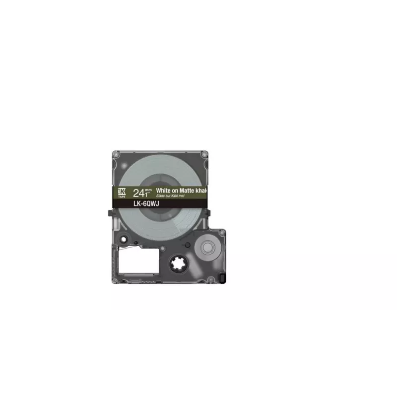 Epson LK-6QWJ Khaki, balts