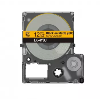 Epson C53S672073 etiķešu lente melna uz dzeltena