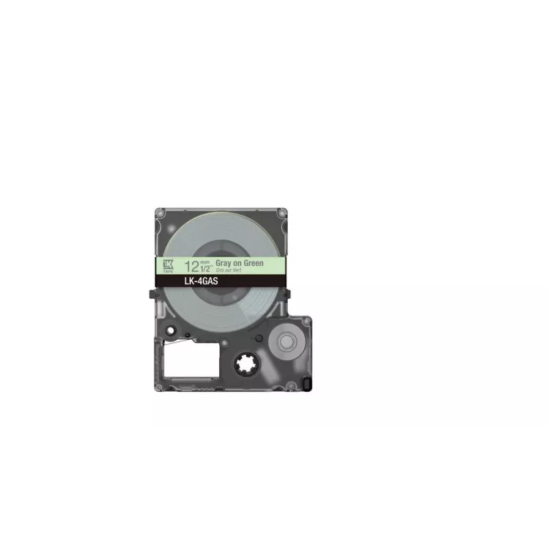 Lentu lente Epson LK-4GAS pelēka gaiši zaļa termotransfēra 1,2 cm