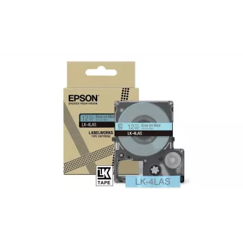 Etiķešu lente Epson LK-4LAS pelēka gaiši zila termopārnese 1.2 cm