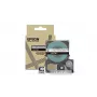Etiķešu lente Epson LK-4TWJ melna caurspīdīga termiskā pārnese 1,2 cm