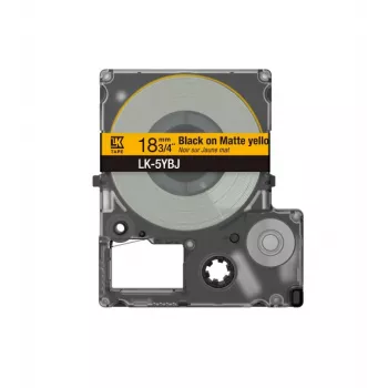 Līmlente etiķešu izgatavošanai Epson C53S672074 Melns uz dzeltena fona 1,8 cm