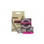 Etiķešu lente Epson LK-4PBF melna rozā termopārnese 1,2 cm