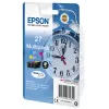 Epson Alarm clock Multipack 3-colour 27 DURABrite Ultra tinte, ciāna, fuksīna, dzeltena, pigmenta tinte, 3,6 ml, 1 gab., 300 lapas, vairāku iepakojums
