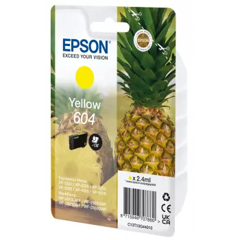 Epson 604 tintes kasetne 1 gab. Oriģināla standarta ietilpība dzeltena