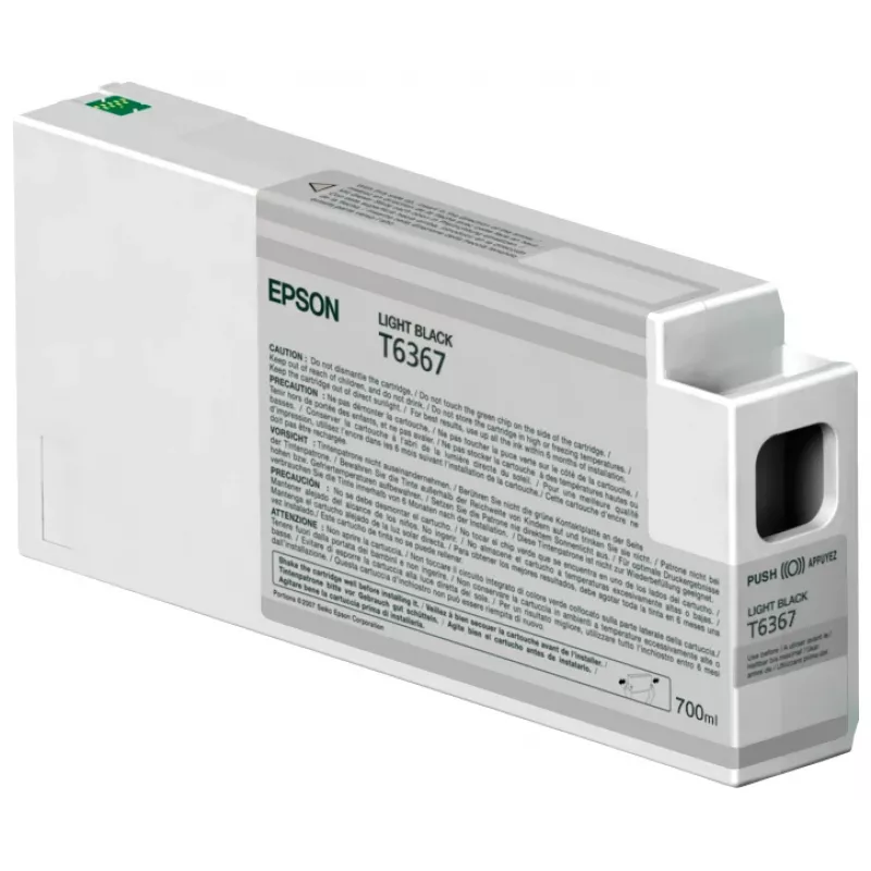 Epson Singlepack Light Melns T636700 UltraChrome HDR 700 ml