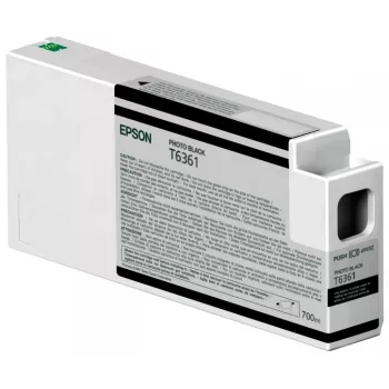 Epson Singlepack Photo Melns T636100 UltraChrome HDR 700 ml, Foto melns, Uz krāsvielu bāzes veidota tinte, 700 ml, 1 gab.