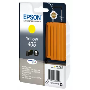 Epson 405 tintes kasetne 1 gab. Oriģināls Standarta ietilpība Dzeltena