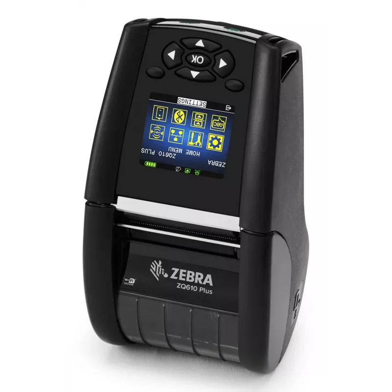 Zebra ZQ620 Plus 3 etiķešu printeris Tiešā termopārraide 203 x 203 DPI 115 mm/sec Vadu un bezvadu Bluetooth