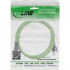 InLine rūpnieciskais tīkla kabelis, M12 8-pin X-kodēts uz RJ45 spraudni, Cat.6A PUR 1m