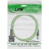 InLine Industrial tīkla kabelis, M12 4-pin D-coded male/male, PUR 15m