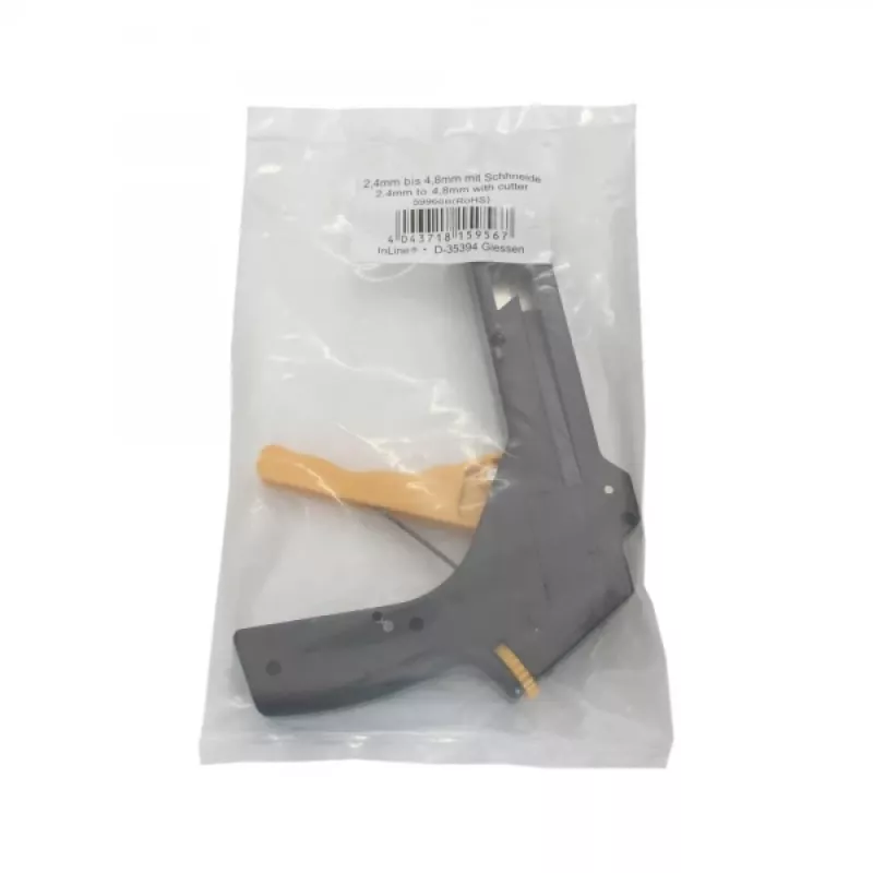 Kabeļsaišu pistole ar griezēju InLine 2.4–4.8 mm spriegošanas un griešanas instruments