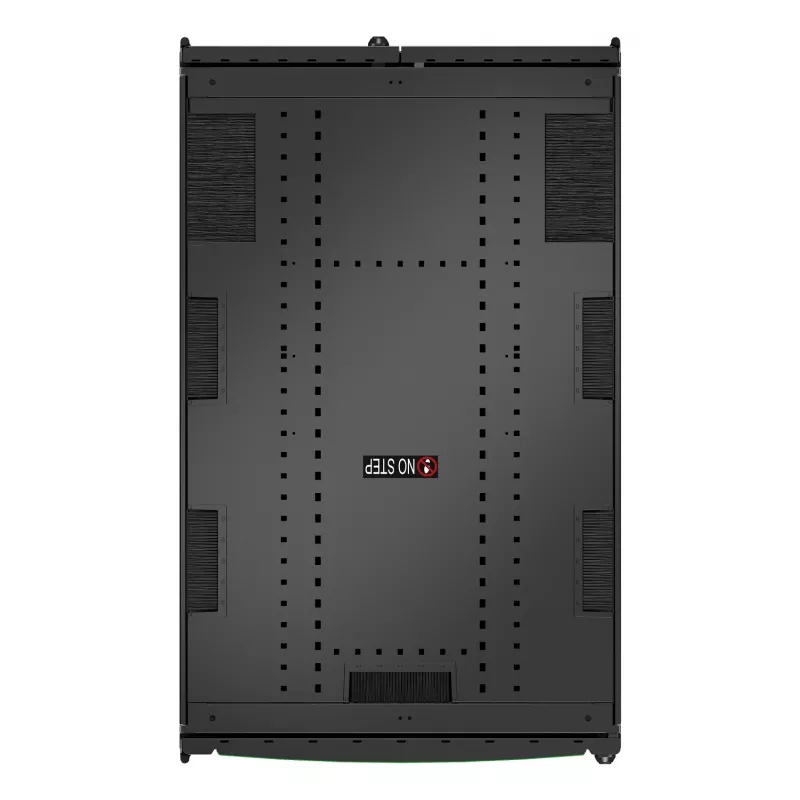 APC NetShelter SX Servera statnis Gen 2, 48U, 2258H x 750W x 1200D mm, ar sāniem, Melns