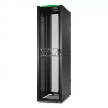 APC NetShelter SX Servera statnis Gen 2, 48U, 2258A x 600P x 1070D mm, ar sāniem, melns