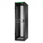 APC NetShelter SX Servera statnis Gen 2, 48U, 2258A x 600P x 1070D mm, ar sāniem, melns