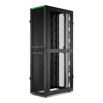 APC NetShelter SX Servera statnis Gen 2, 48U, 2258A x 600P x 1070D mm, ar sāniem, melns