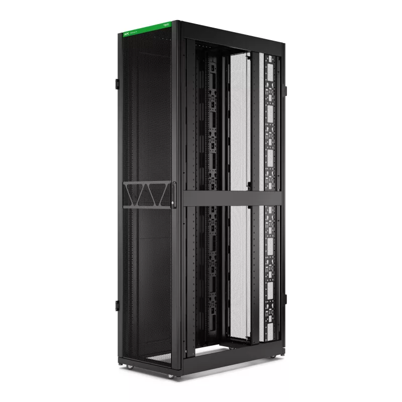 APC NetShelter SX Servera statnis Gen 2, 48U, 2258A x 600P x 1070D mm, ar sāniem, melns