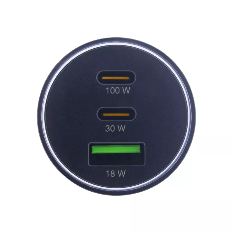 InLine USB automašīnas strāvas adapteris Power Delivery, 2x USB-C + QC USB-A, melns