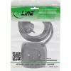 InLine lādēšanas kubs InLine 16499B 3x zemējuma kontakts 2x USB-C 2x USB-A melns 2m