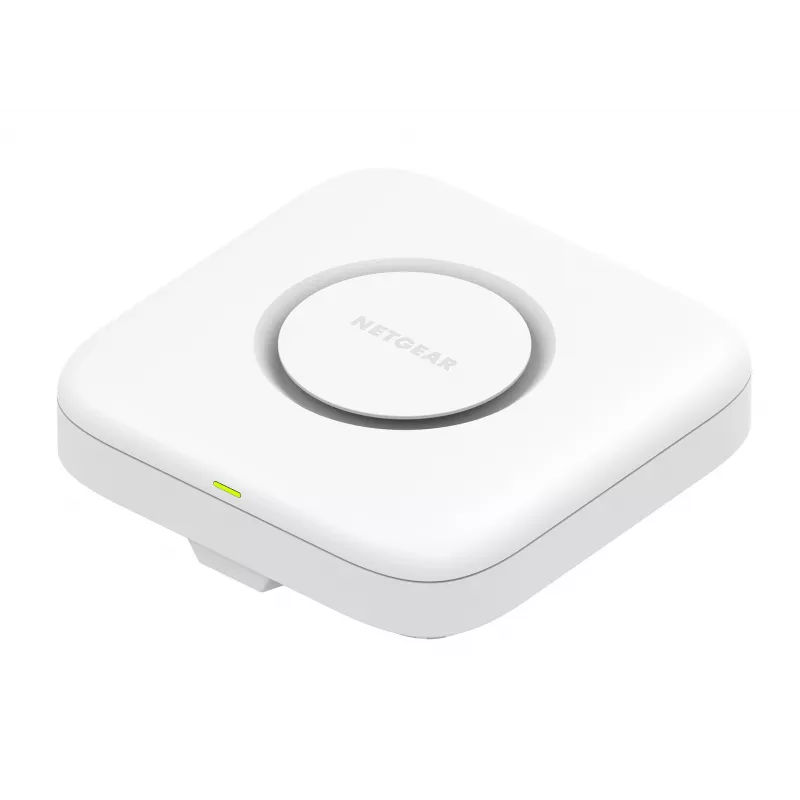 Bezvadu piekļuves punkts Netgear WBE718 — Trīsjoslu 2.4/5/6 GHz, 9400 Mbps, PoE, 1x 2.5GbE, balts