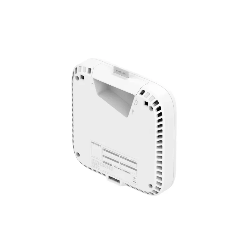 Bezvadu piekļuves punkts Netgear WBE718 — Trīsjoslu 2.4/5/6 GHz, 9400 Mbps, PoE, 1x 2.5GbE, balts