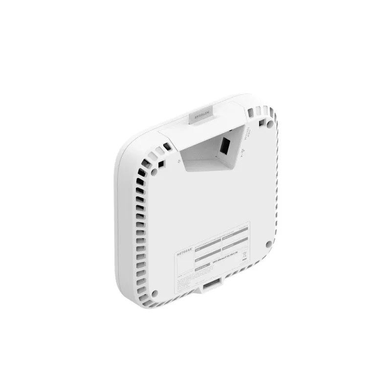 Bezvadu piekļuves punkts Netgear WBE718 — Trīsjoslu 2.4/5/6 GHz, 9400 Mbps, PoE, 1x 2.5GbE, balts