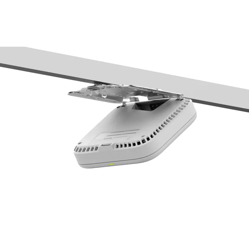 Bezvadu piekļuves punkts Netgear WBE718 — Trīsjoslu 2.4/5/6 GHz, 9400 Mbps, PoE, 1x 2.5GbE, balts