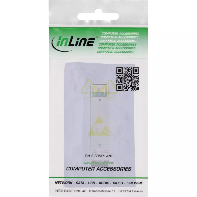 InLine SFP modulis Fiber LX 1310nm vienmoda ar LC ligzdām, 20km, 1.25Gb/s