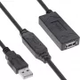 InLine USB 2.0 aktīvais pagarinātājs, USB-A spraudnis/sievaišķais, 15 m, 0,48 Gbit/s