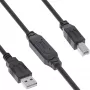 InLine USB 2.0 aktīvais kabelis, USB-A vīr. uz USB-B vīr., 12,5 m