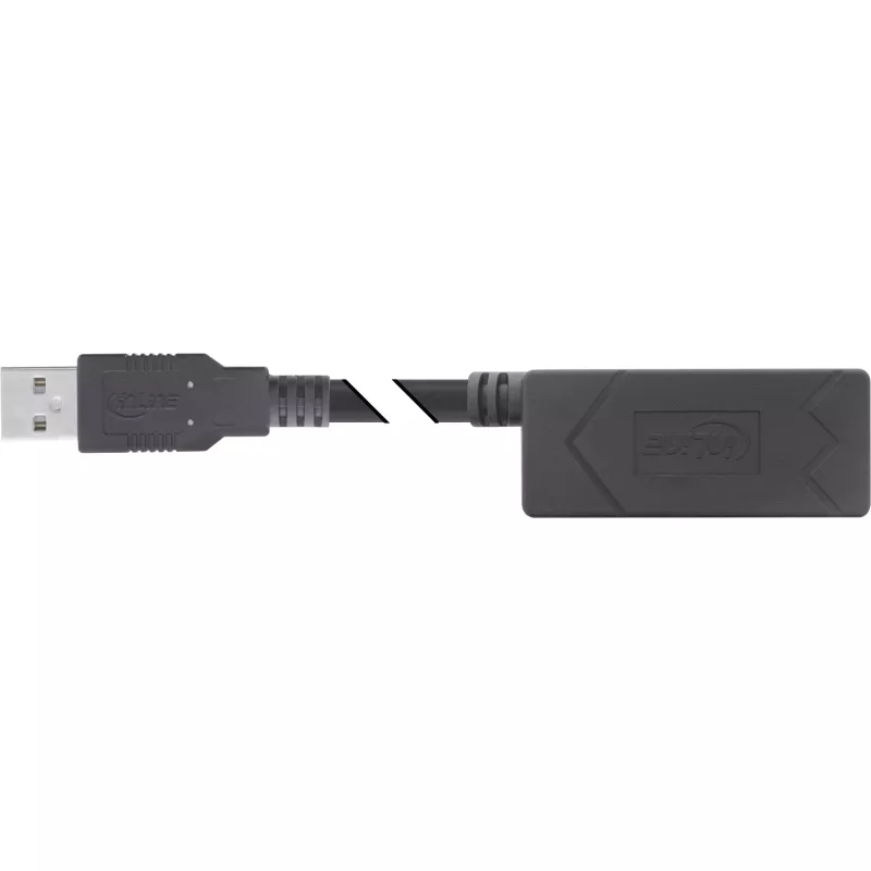 InLine USB 2.0 aktīvais pagarinātājs USB-A vīr./siev. 10m 0.48 Gbit/s