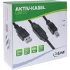 InLine USB 2.0 aktīvais kabelis, USB-A vīrišķais - USB-B vīrišķais, 7,5 m