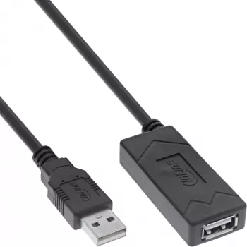 InLine USB 2.0 aktīvais pagarinātājs, USB-A vīr./siev., 7,5 m