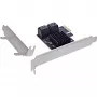 InLine SATA 6Gb/s kontrolieris ar 4 SATA pieslēgvietām PCI-Express 2.0