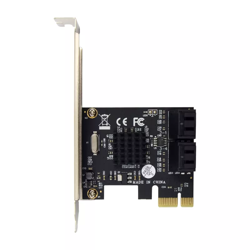 InLine SATA 6Gb/s kontrolieris ar 4 SATA pieslēgvietām PCI-Express 2.0
