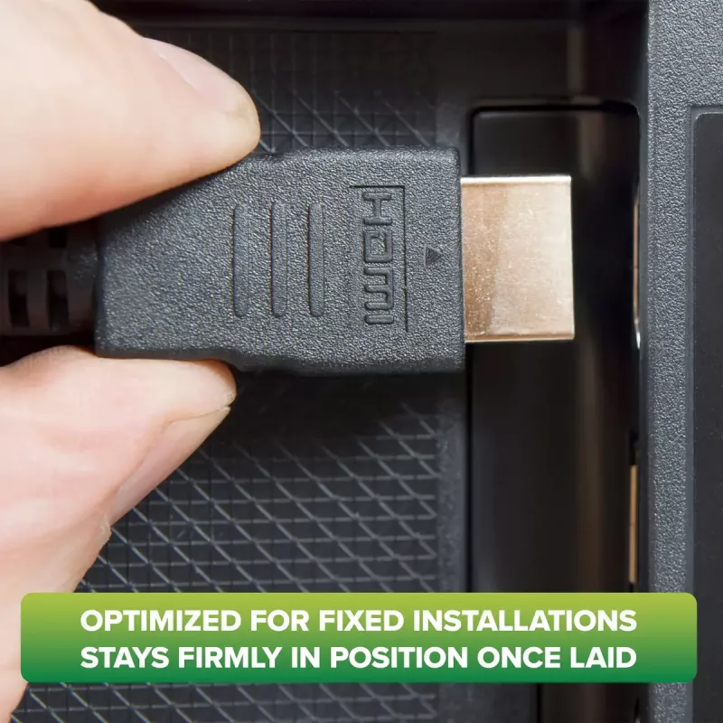 InLine HDMI kabelis, HDMI High Speed ar Ethernet, vīrišķais / vīrišķais, melns, 3m
