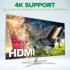 InLine HDMI kabelis, HDMI High Speed ar Ethernet, vīrišķais / vīrišķais, melns, 3m
