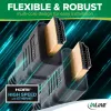 InLine HDMI kabelis, HDMI High Speed ar Ethernet, vīrišķais / vīrišķais, melns, 3m