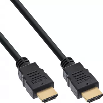 InLine B-17550 HDMI kabelis 0,5 m HDMI Type A (standarta) melns