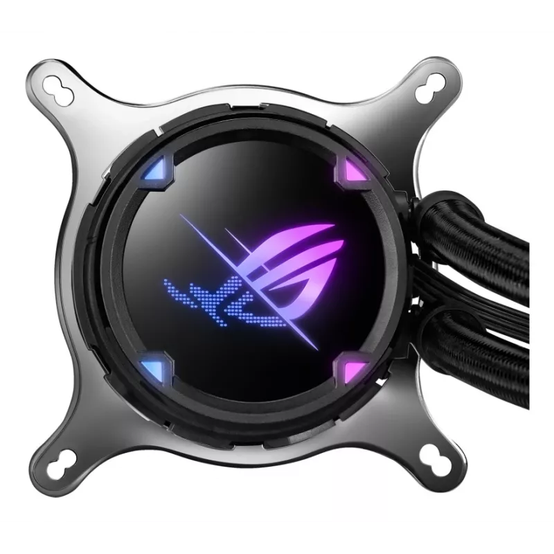 ASUS ROG STRIX LC II 240 procesora integrēta šķidruma dzesēšana 12 cm melna