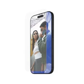 PanzerGlass SAFE. by ® pret zilās gaismas ekrāna aizsargs iPhone 16 | 15 | īpaši plats