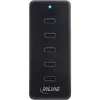 InLine USB-C pagarinātājs 5 pieslēgvietu 100 W iekštelpu lādētājs ar universālu savietojamību