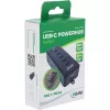 InLine USB-C pagarinātājs 5 pieslēgvietu 100 W iekštelpu lādētājs ar universālu savietojamību