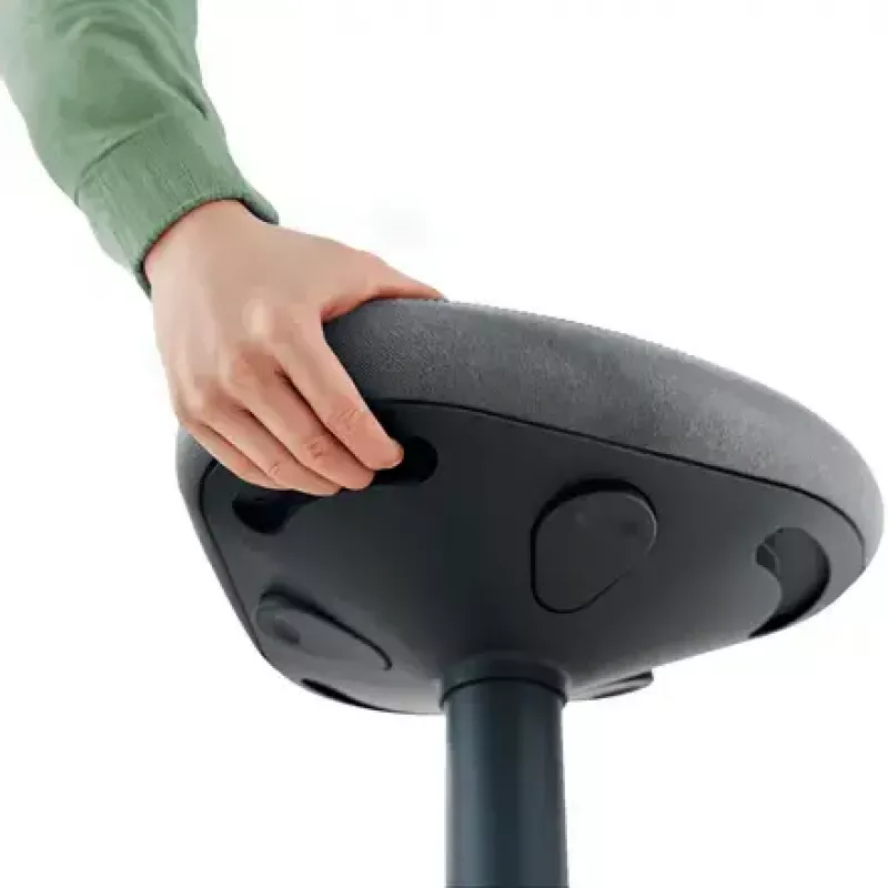 Biroja krēsls Leitz 65450089 Polsterēts sēdeklis Pelēks Plastmasas rāmis