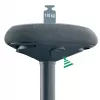 Biroja krēsls Leitz 65450089 Polsterēts sēdeklis Pelēks Plastmasas rāmis